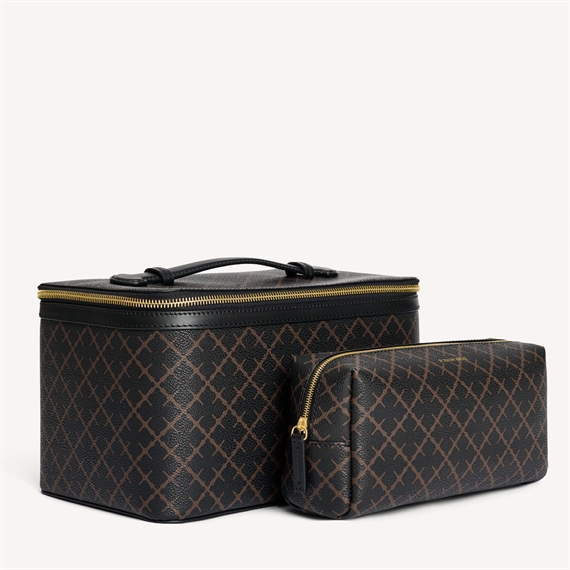 By Malene Birger Bae Beauty Cosmetic Case, Dark Chocolate